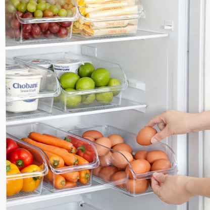 Cavelora®Refrigerator Storage Organizer Box – Adjustable Drawer for Food, Eggs, & Kitchen Essentials