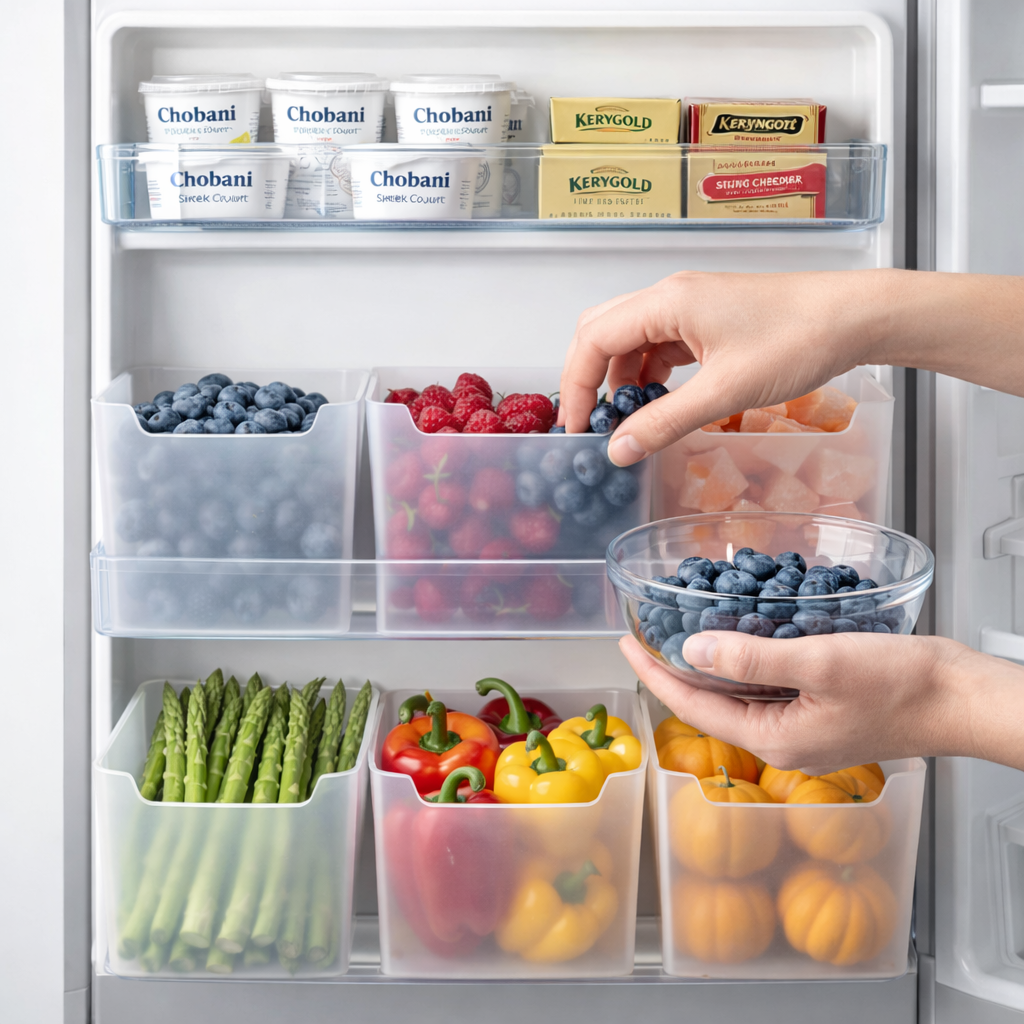 Cavelora®Fridge Door Storage Bins