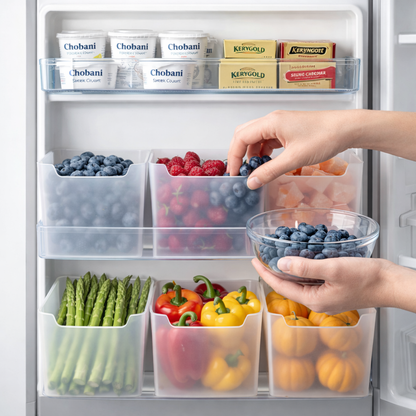 Cavelora®Fridge Door Storage Bins