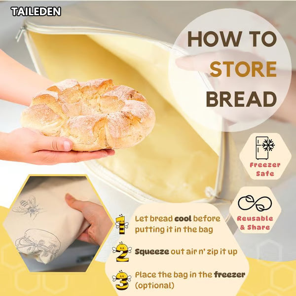 🥐Christmas Baking Essential! Beeswax Bread Bags | 50% OFF Holiday Sale