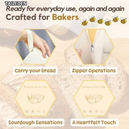 🥐Christmas Baking Essential! Beeswax Bread Bags | 50% OFF Holiday Sale