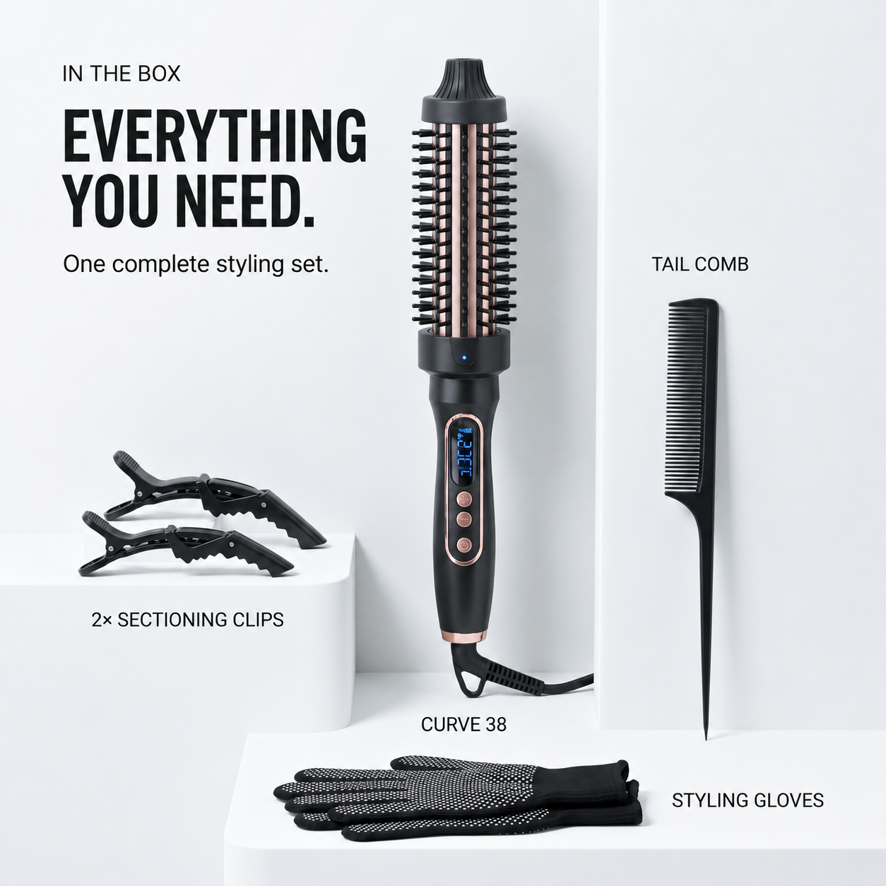 Cavelora Curve 38 Thermal Blowout Brush