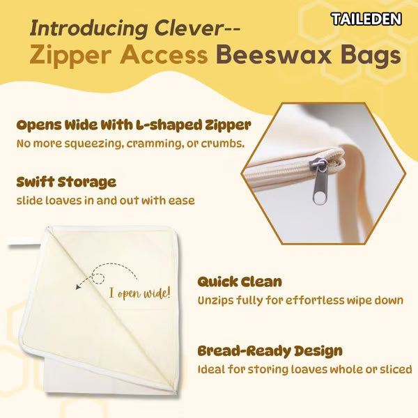 🥐Christmas Baking Essential! Beeswax Bread Bags | 50% OFF Holiday Sale