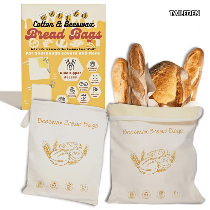 🥐Christmas Baking Essential! Beeswax Bread Bags | 50% OFF Holiday Sale